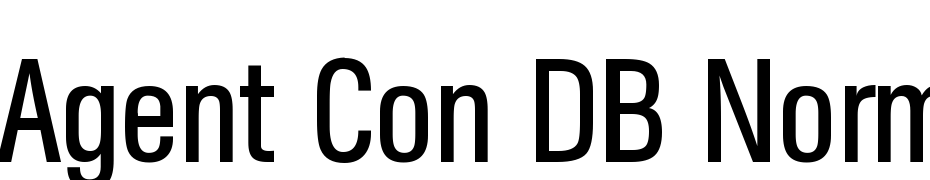 Agent Con DB Normal Font Download Free